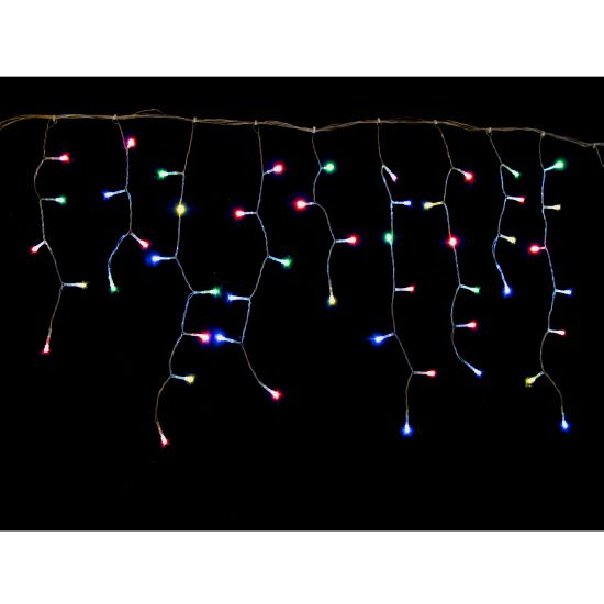 PISCA PISCA CASCATA 100 LEDS COLORIDO 127V 1,9M 8 FUNCOES