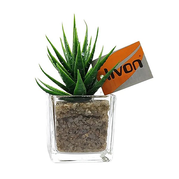 VASO DECORATIVO COM PLANTA ARTIFICIAL
