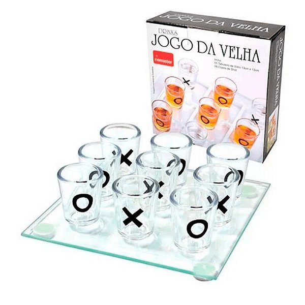JOGO DA VELHA DE SHOT 10PCS