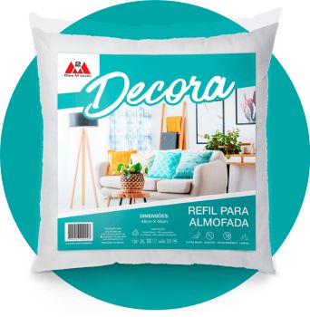 ENCHIMENTO REFIL DE ALMOFADA SILICONE 40X40CM