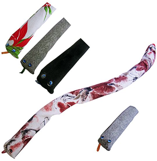 PROTETOR VEDA PORTA PESO COBRA DE TECIDO COLORS 1KG 75CM