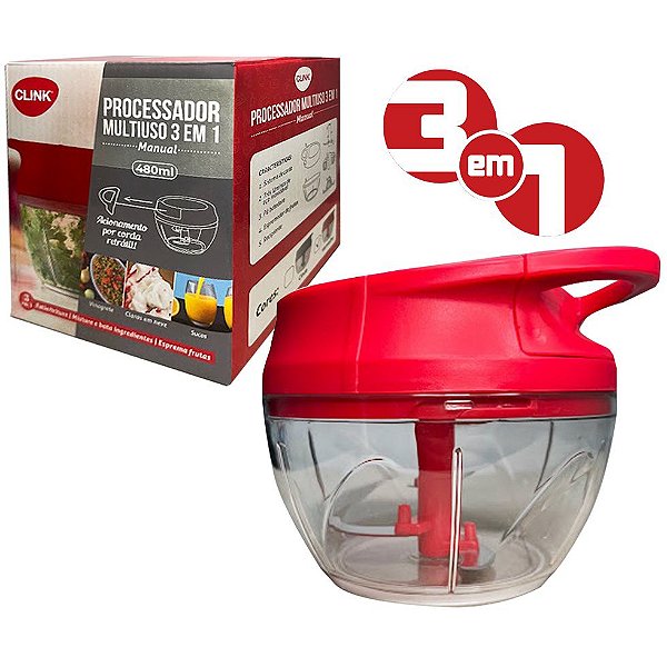PROCESSADOR 480ML 3EM1 PLAST INOX