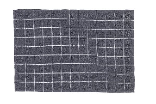 PANO DE COPA/ COZINHA ATOALHADO GROSSO 45 CM X 65 CM CINZA JOLITEX