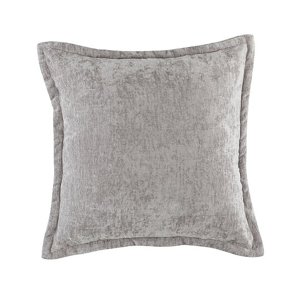 CAPA DE ALMOFADA FELPUDA STACY 45X45CM CINZA JOLITEX