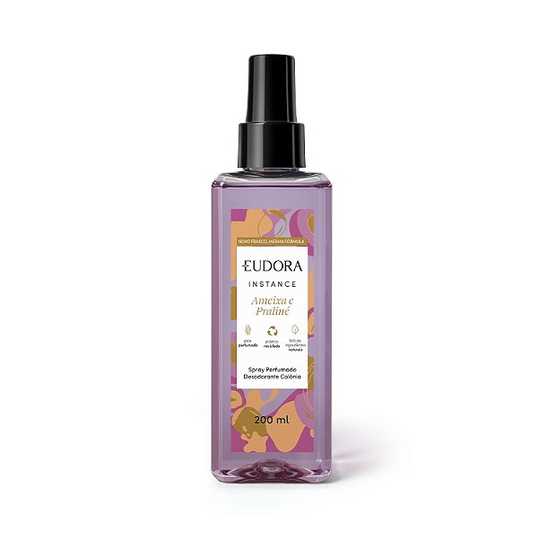 body splash Spray Perfumado Desodorante Colônia Instance Ameixa e Praliné 200ml
