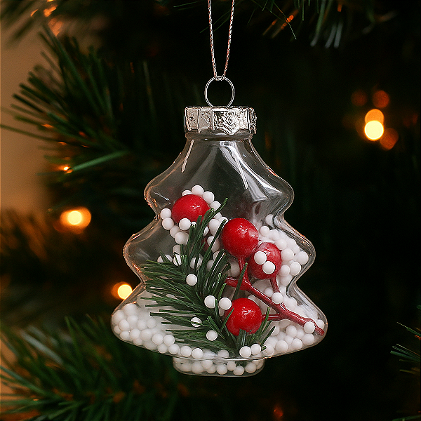 NT. ENFEITE PENDURAR ARVORE DE NATAL DE PLASTICO C/AZEVINHOS DV80816 DCARTE