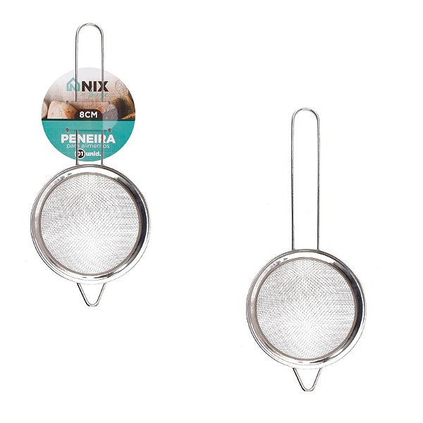 COZINHA PENEIRA DE ACO INOX - 8 CM DE DIAMETRO - NIX