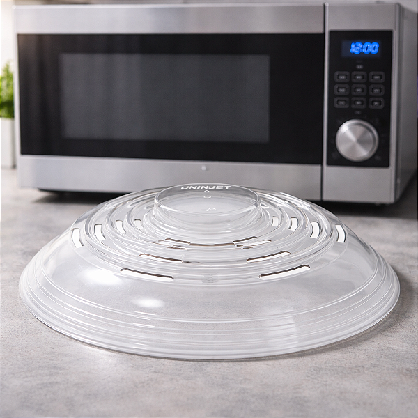 TAMPA DE MICROONDAS DE PLASTICO P/ALIMENTOS 6X25,5Cm