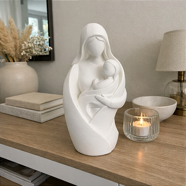 Enfeite Mãe e Filho Presente Dia das Maes - Impressão 3d 11cm