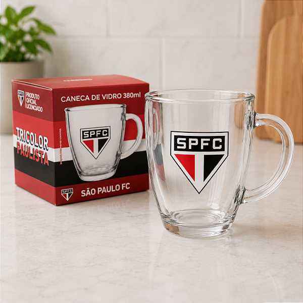 CANECA DE VIDRO CONICA SAO PAULO 380ML ALLMIX
