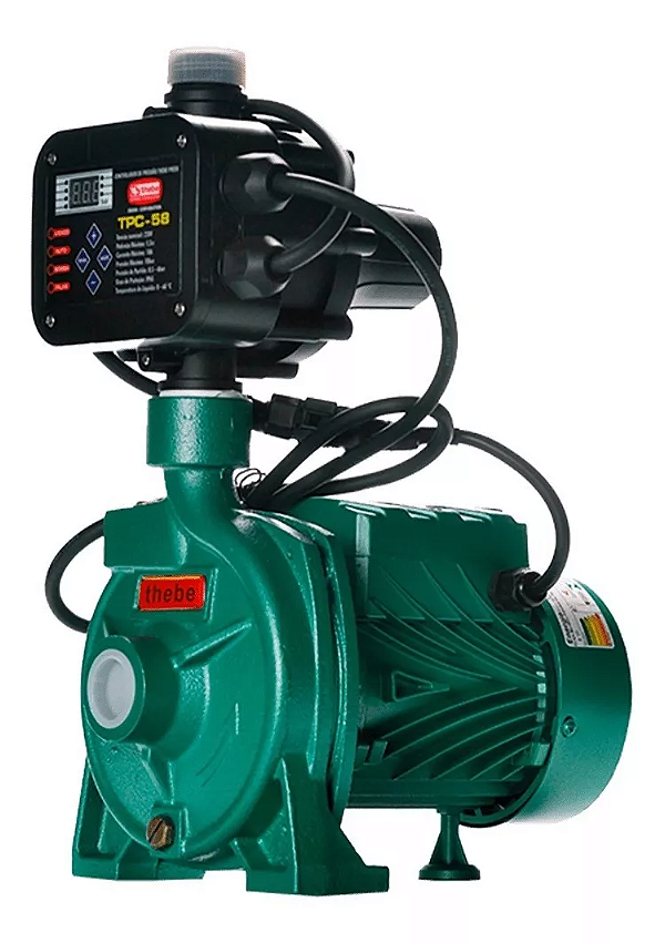 PRESSURIZADOR THEBE 1/2 CV (BOMBA+CONTROLADOR DE PRESSAO)