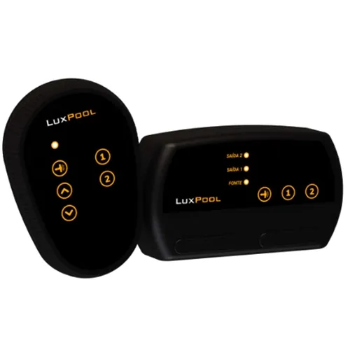 CONTROLADOR DE ILUMINAÇÃO LUX POOL 1374 COM 2 SAÍDAS AUX COM
