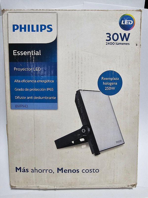 Refletor Projetor Prisma Led 30w Branco Frio 6500k Biv Philips