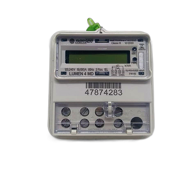 Relógio Medidor Energia Luz Consumo Monofásico Nansen