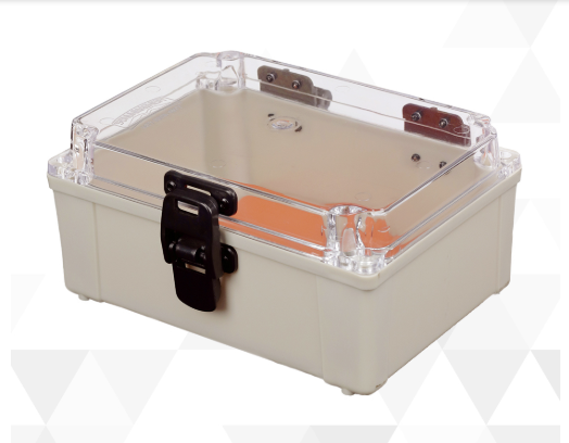 Caixa Plástica Pvc Tampa Transparente 20x14x9 Cm Sobrepor