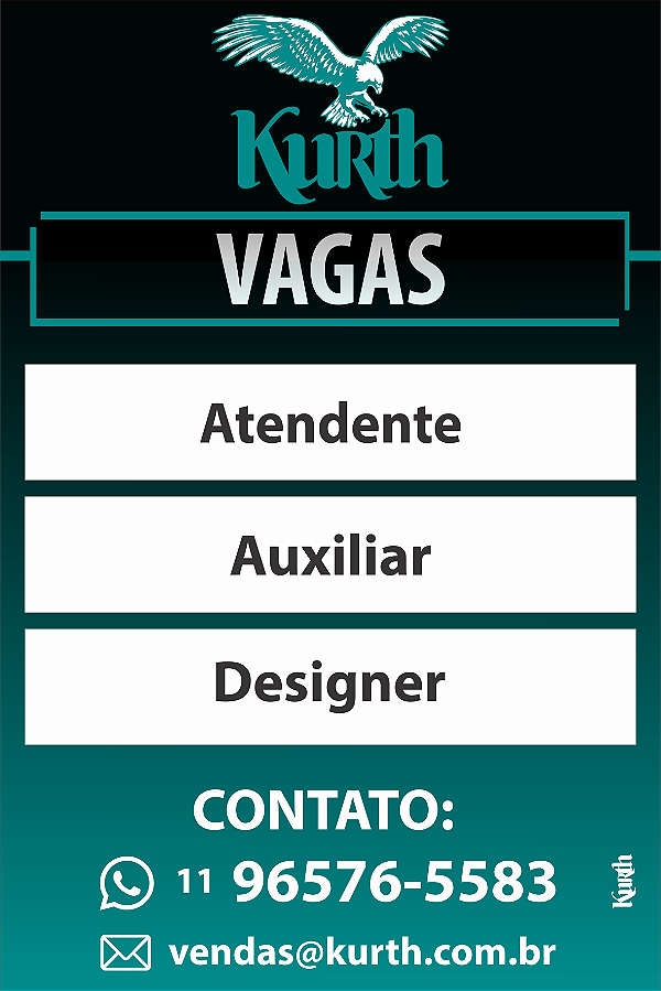 Placa de Admissão em Chapa Galvanizada 40x60 cm Personalizada  - com 3 Cargos em Manta Magnética
