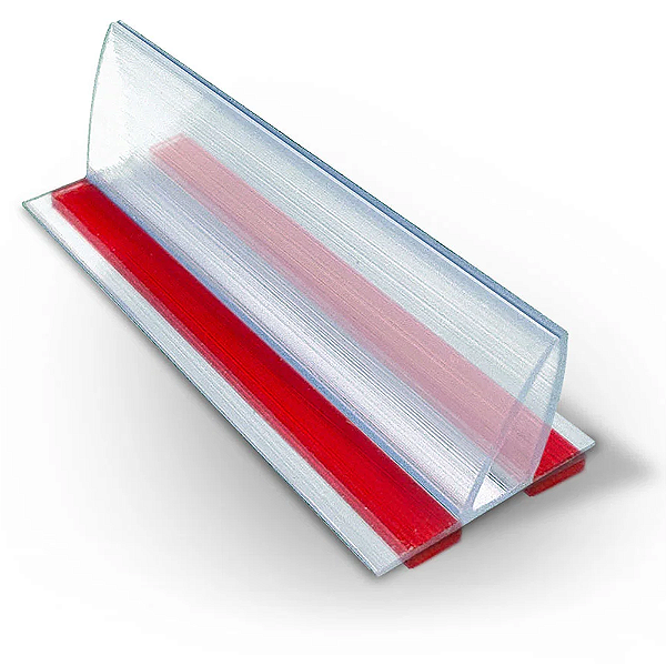 Fixa placa 10 cm em pvc transparente com fita dupla face 3M VHB kit com 19 unds