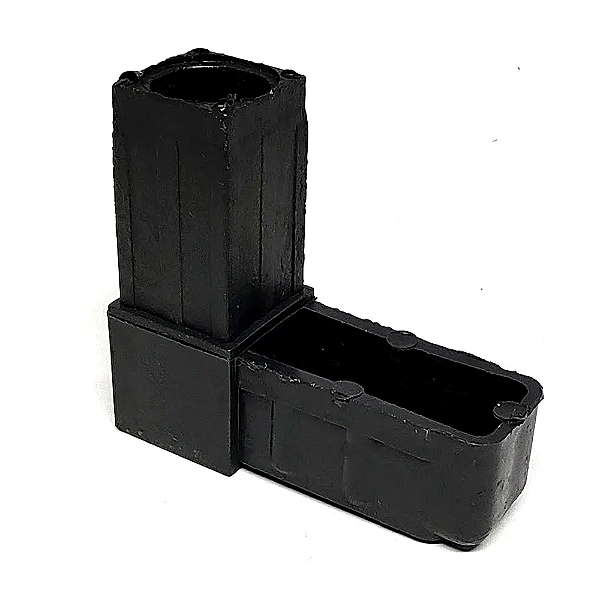 Conector L S2 para estruturas de metalon e alumínio de 1" (25 mm) - Kit com 10 Unidades