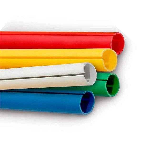 Perfil C Baguete Plástica em PS - 5/8 (16 mm) e 3/4 (19 mm)