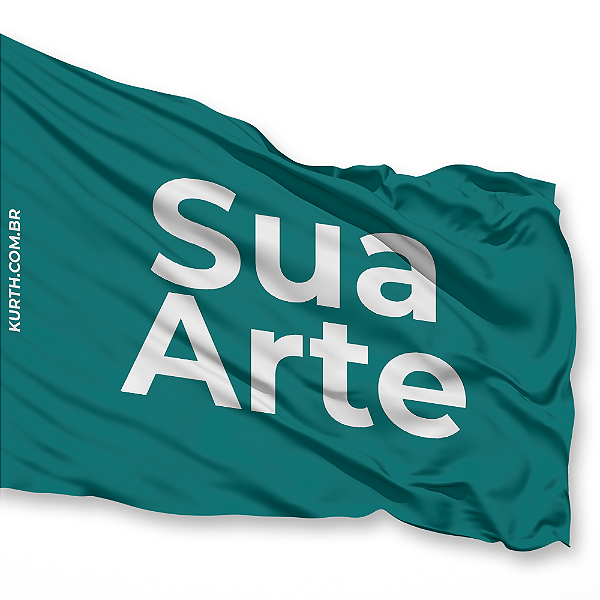 Bandeira Personalizada em Tecido Poliéster - Impressão Sublimática com Enobrecimento