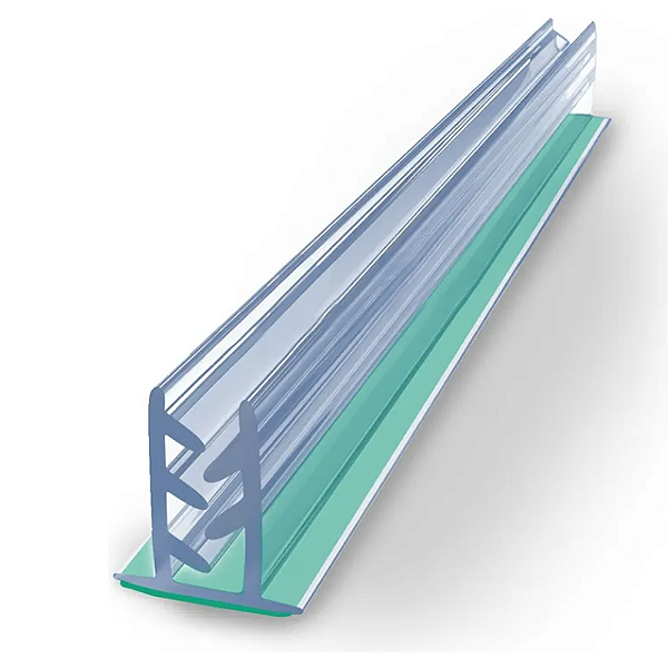 Perfil Plástico Traquitana Porta Stopper - Com ou Sem Fita Dupla Face,  de 30 cm a 2 Metros