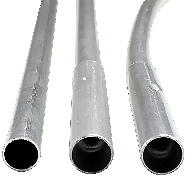 Hastes de Alumínio para Wind Banner | 1 Peça curva de 5/8'' (16 mm) e 2 Peças Retas de 3/4" (19 mm)