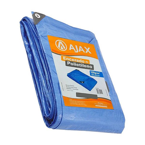 Lona Encerado Polietileno 3 X 2 Azul 150 Micras Ajax