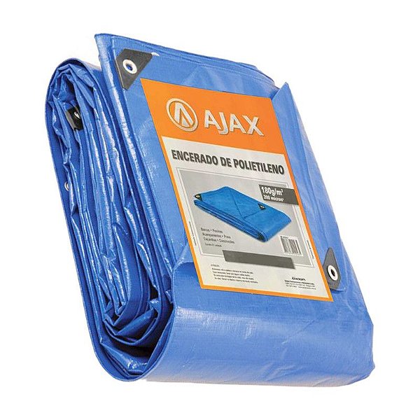 Lona Encerado Polietileno 3 X 3 AZUL 200 micras Ajax