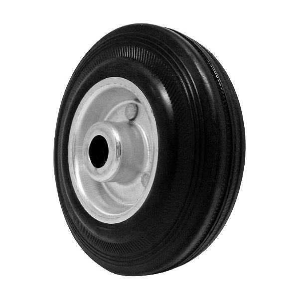 RODA 512 MACIÇA BORRACHA 5 POL 100KG P/ RODÍZIO