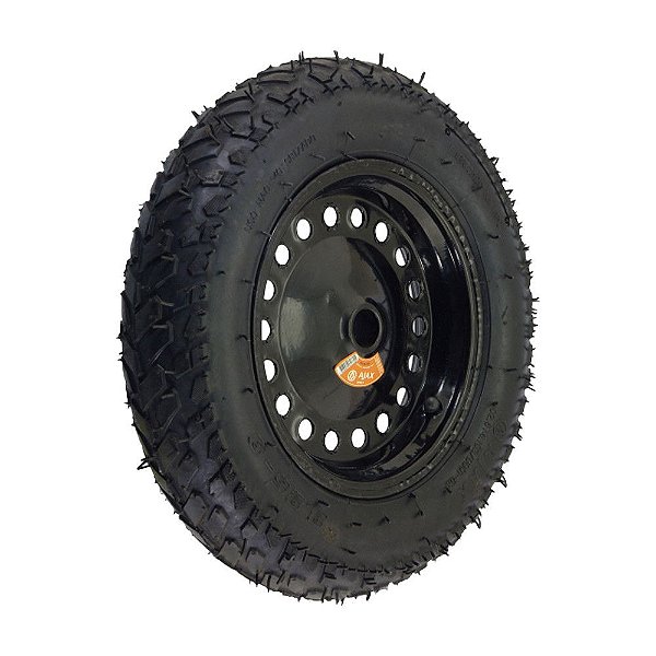RODA AJAX 3.25-8 2 LONAS  3/4 FURO PASSANTE