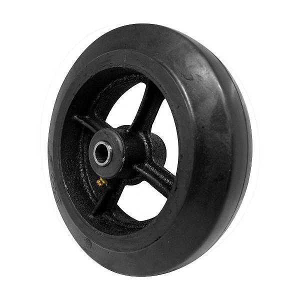 RODA BORRACHA MOLDADA 8 POL 250KG P/ RODÍZIO