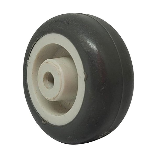 RODA BORRACHA TERMOPLÁSTICA 2 POL 40KG P/ RODÍZIO