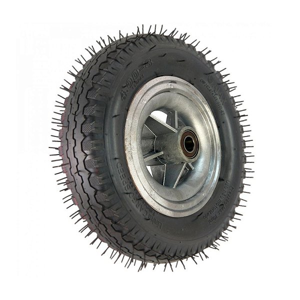 RODA CARGO SPEED 4.00-8 ROL.ESFERA 1" 200KG 4 LONAS ARO ALUM