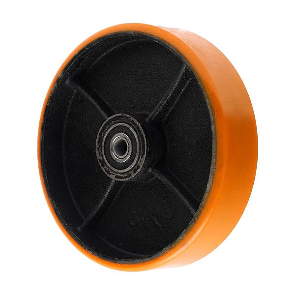 RODA POLIURETANO MOLDADO 82PU 8 POL 400KG P RODÍZIO