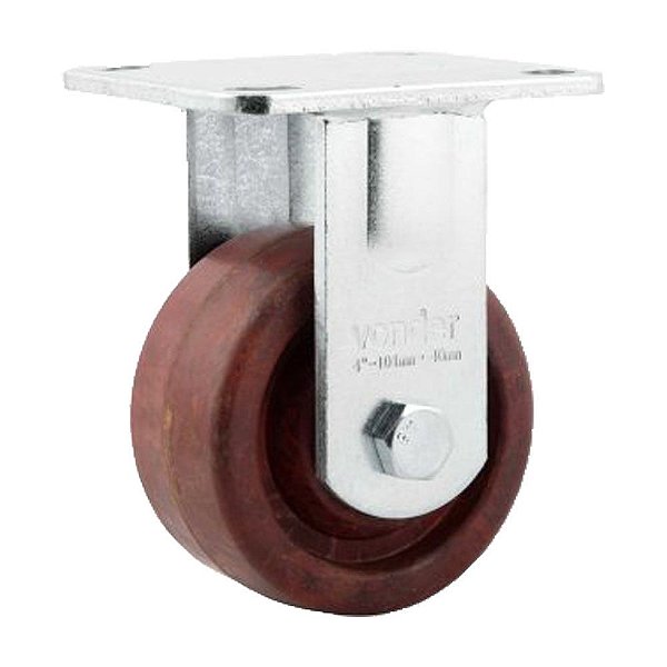 RODÍZIO RODA FIXO CELERON MARROM 5" 127MM 300KG