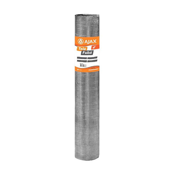 TELA FUBÁ ARAME GALVANIZADO BWG 32 PENEIRA 1,00X12,5M