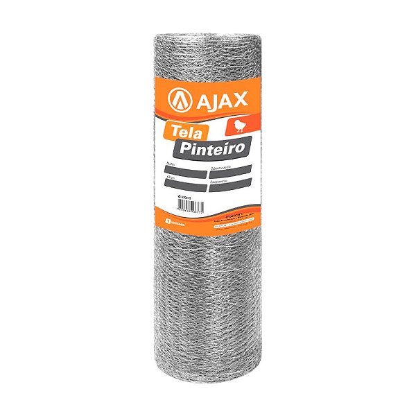 TELA PINTEIRO ARAME GALVANIZADO BWG 22 PINTINHO 1,20X50M