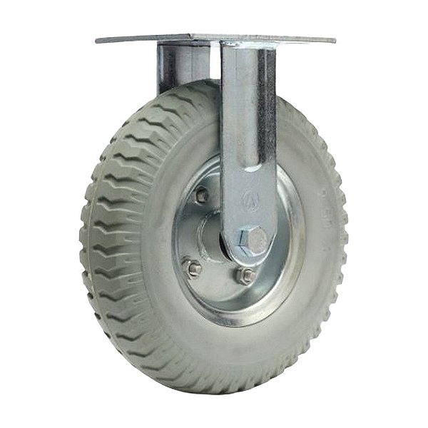RODIZIO FIXO 8X2 RODA MACIÇA PU 250X4