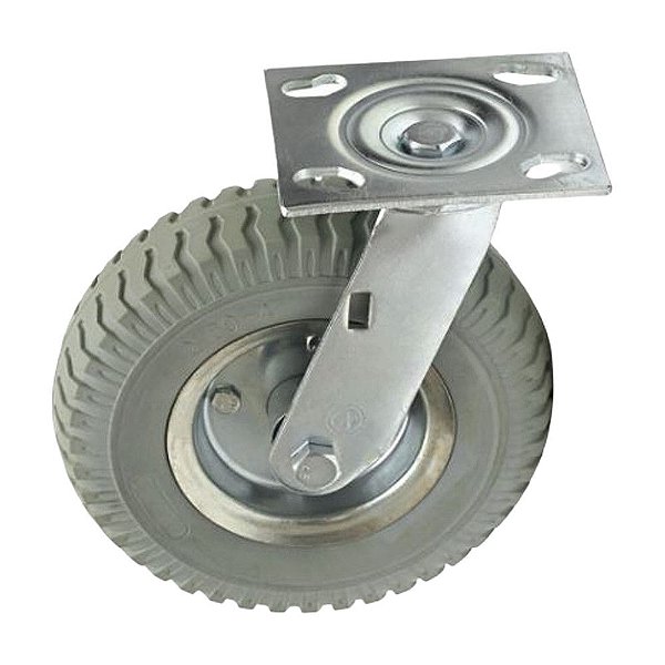 RODIZIO GIRATÓRIO 8X2 RODA MACIÇA PU 250X4
