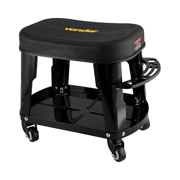 BANQUETA C/RODINHAS E PORTA FERRAMENTA MECÂNICO VONDER 135KG