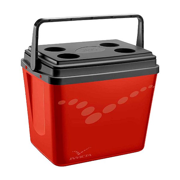CAIXA TÉRMICA INVICTA 32 LITROS VERMELHA