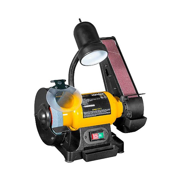 MOTOESMERIL COM LIXADEIRA DE CINTA 127 V~ VONDER 2 EM 1