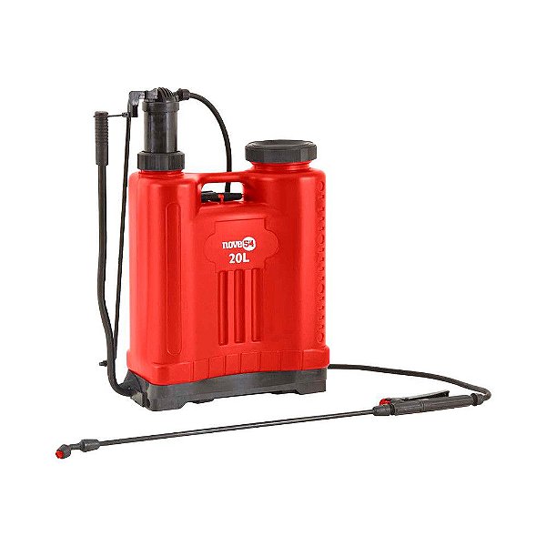 BOMBA COSTAL PULVERIZADOR AGRÍCOLA 20 LITROS NOVE54 MANUAL