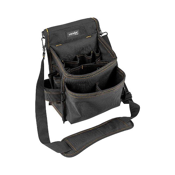 BOLSA FERRAMENTAS ACESSÓRIOS VONDER PLUS REFORÇADA 20 BOLSOS