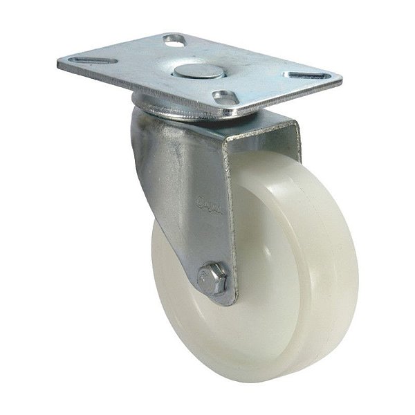 RODA RODÍZIO GIRATÓRIO NYLON 3 POLEGADAS 75 MM 70KG