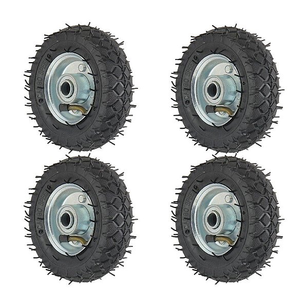 KIT 4 UN RODA PNEUM. AJAX CARGO SPEED 6X2 - 4L - ROLAM. 5/8"