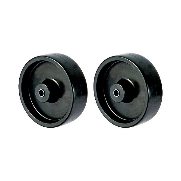 KIT 2 UN RODA 512 POL IPROPILENO 5 POL 100KG P/ RODÍZIO