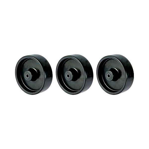 KIT 3 UN RODA 412 POL IPROPILENO 4 POL 80KG PARA RODÍZIO