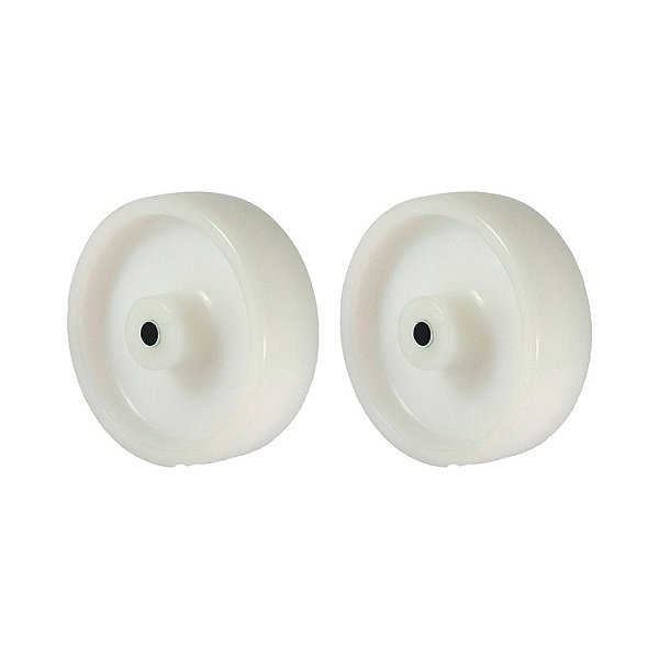 KIT 2 UN RODA 512 NYLON 5 POL 110KG P/ RODÍZIO