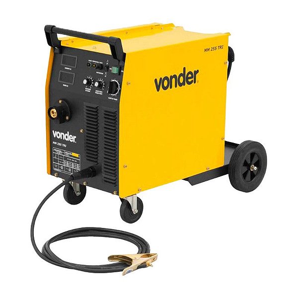 MÁQUINA SOLDA MIG/MAG MM255 TRIFÁSICA VONDER
